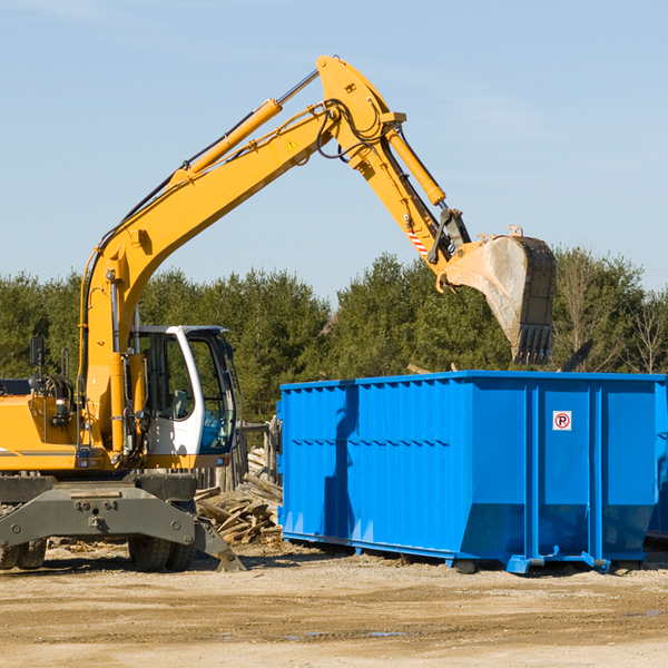 how does a residential dumpster rental service work in Houston MS